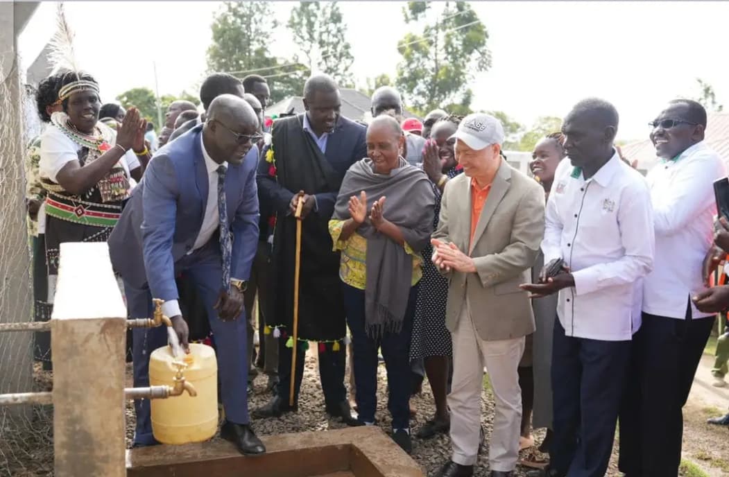 World Bank and West Pokot government unveil solarized borehole image 1