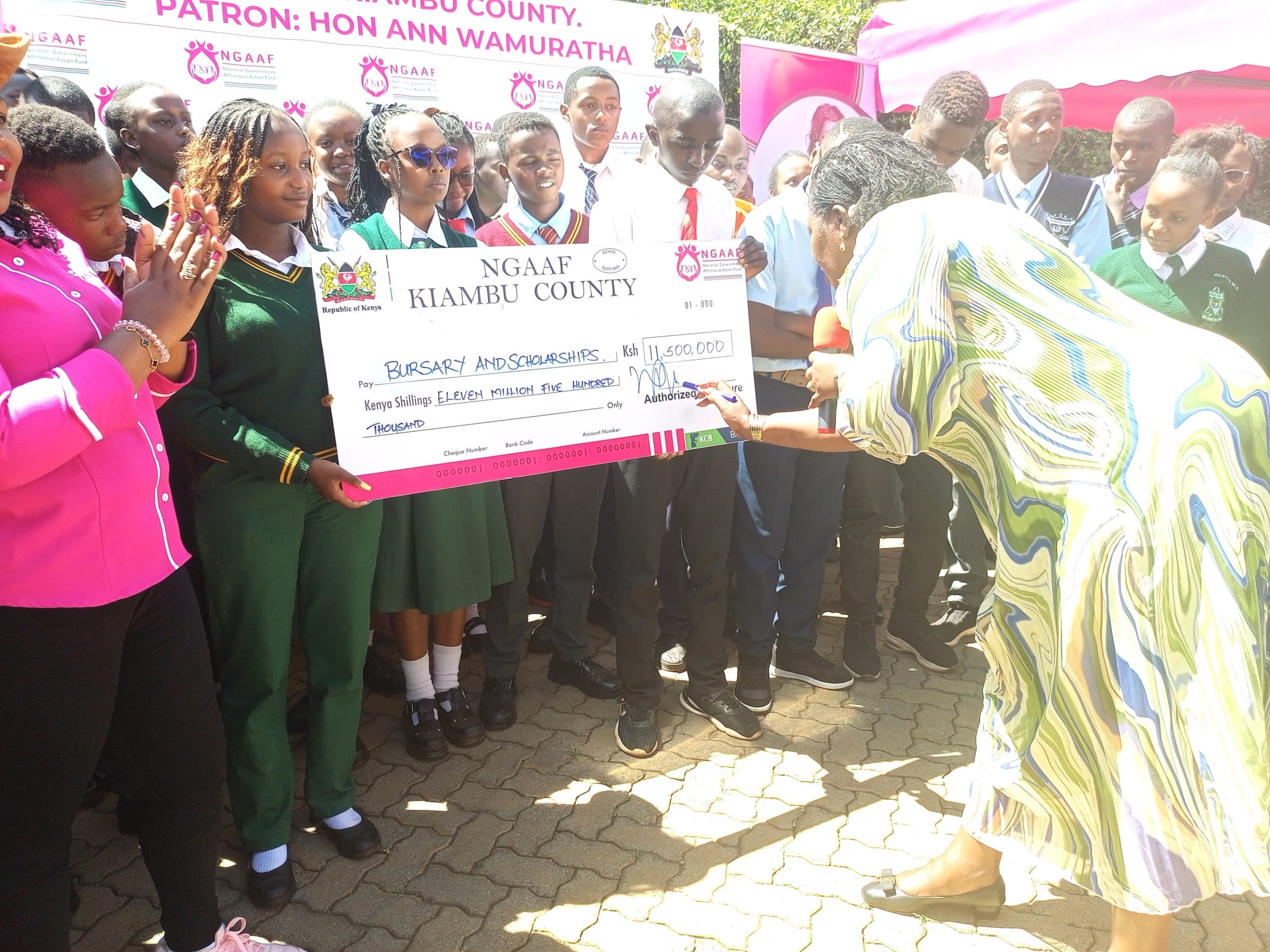 1,200 needy students benefit from NGAAF bursary in Kiambu