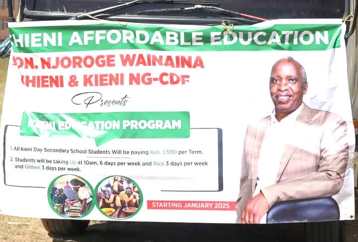 Delight as MP in Nyeri launches feeding programme for schools image 1