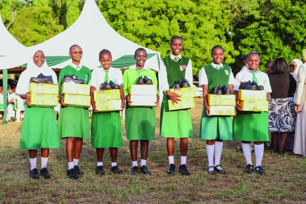 First Lady Rachel Ruto donates shoes to Kwale schools image 1