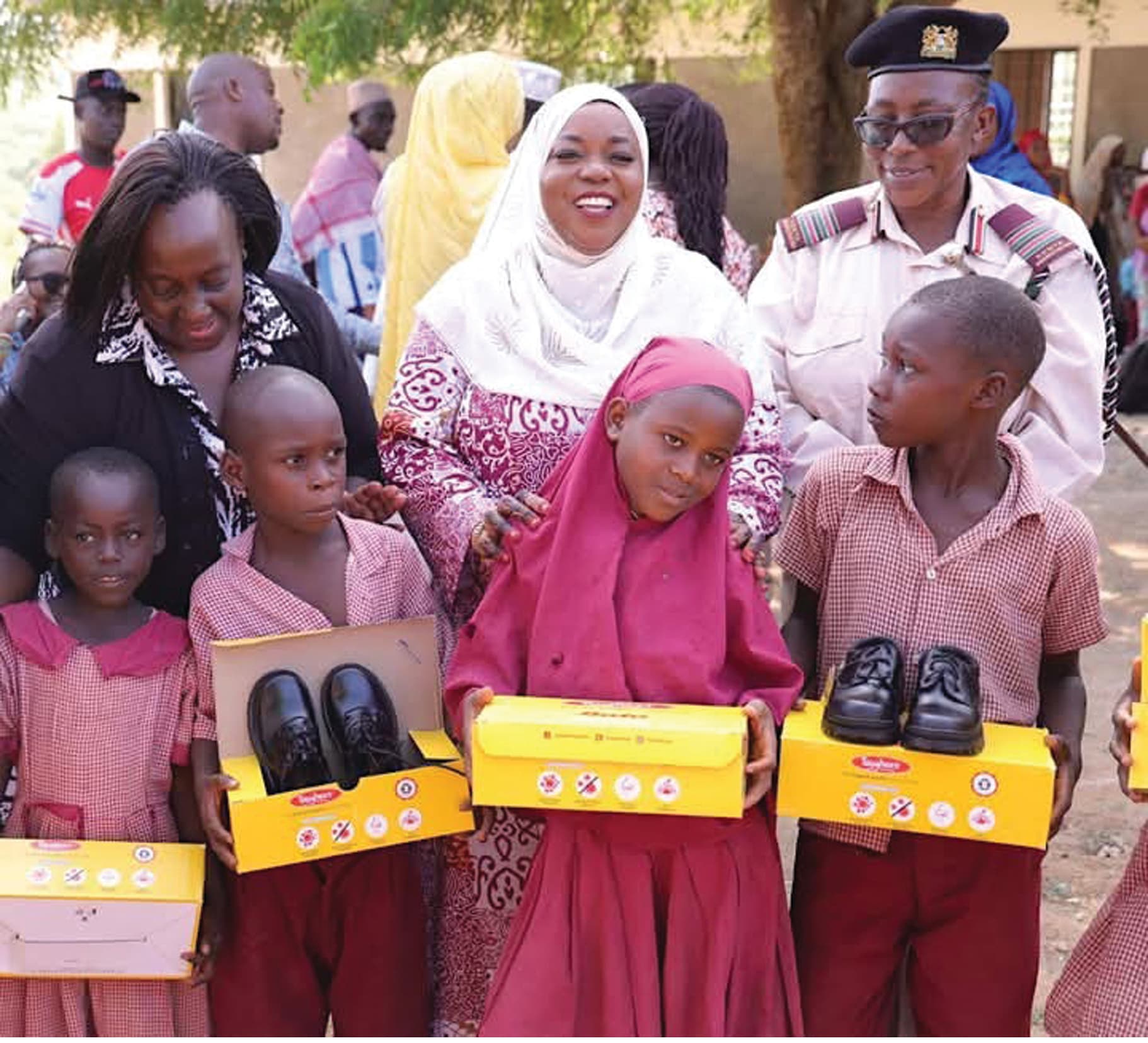 First Lady Rachel Ruto donates shoes to Kwale schools