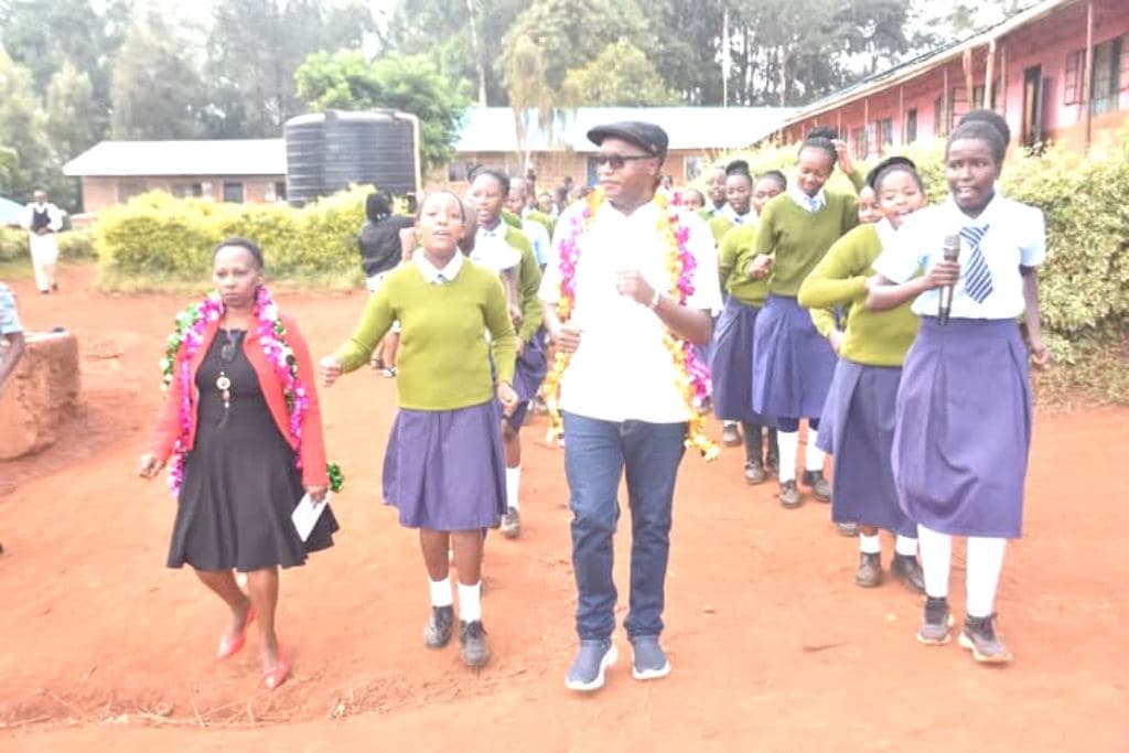 Joy as scouts at Maganjo Primary School in Nyeri benefit from uniforms