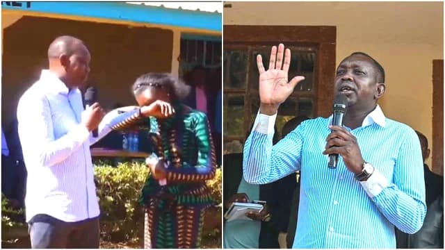 Oscar Sudi gifts volunteer teacher KSh50,000 for hardwork