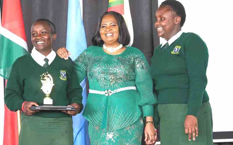 Second Lady Joyce Kithure encourages students to embrace STEM subjects