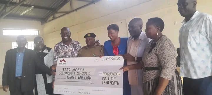 33 schools in Teso North benefit from ksh 30 million NGCDF fund