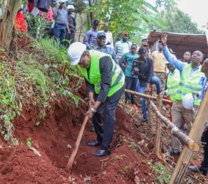 Joy as Tetu Vocational College breaks ground on new classrooms image 2