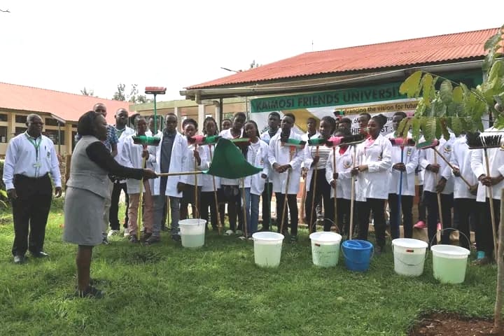 Check-ups and clean-ups: Kaimosi Varsity nurses make waves in Nursing Week 2025