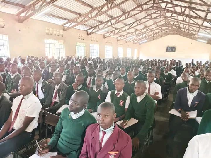 Lugari Mp rallies Kivaywa boys ahead of KCSE during academic breakfast