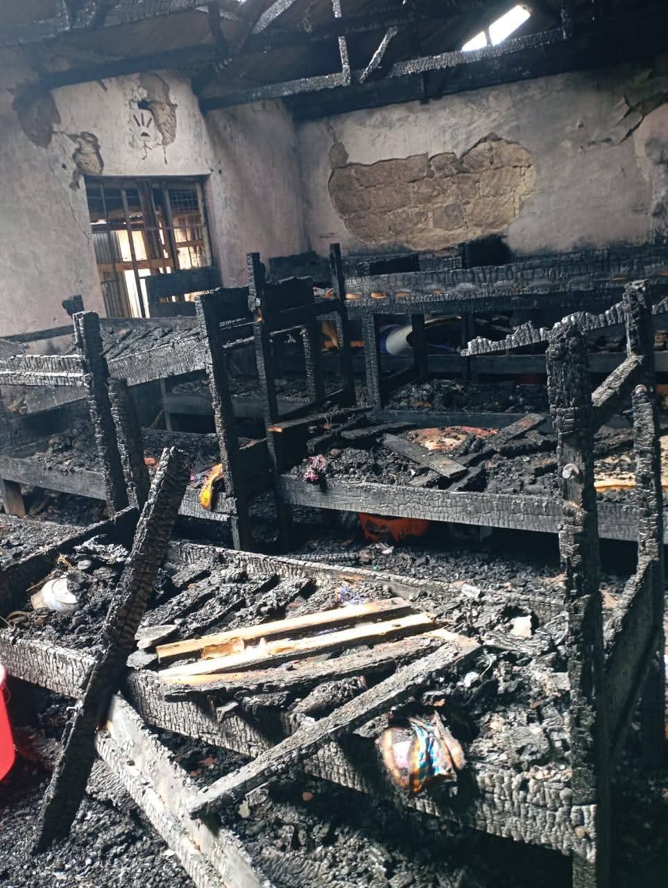 Fire destroys dormitory at Munyu Secondary School, displacing 138 students.