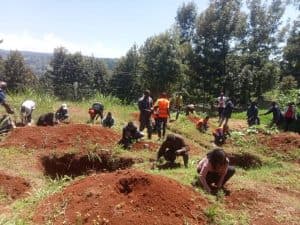 Mathenge TTI leads in greening drive as 1,500 trees planted image 1