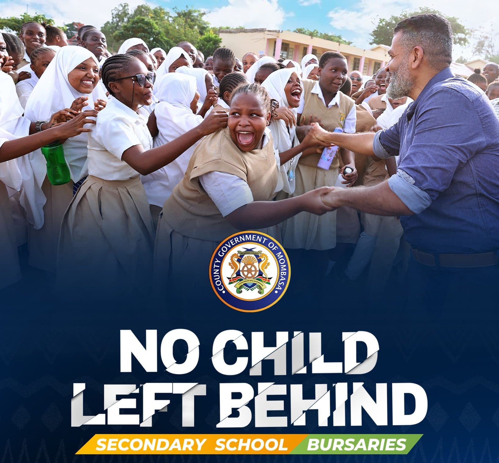 Mombasa governor to launch 2025 ‘No Child Left Behind’ bursary cycle