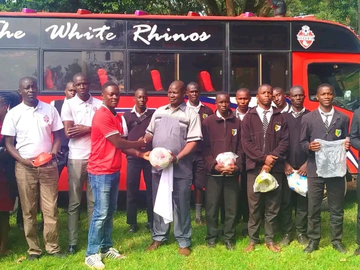 St Mary’s Yala receives new sports equipment in readiness for Nyanza region games