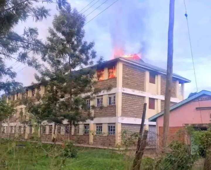 Panic as fierce fire burns down Onjiko Boys’ dormitory