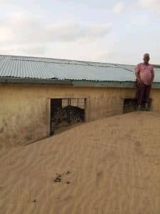 Wajir residents sound alarm as sand dunes choke Adhibohol Primary School image 1