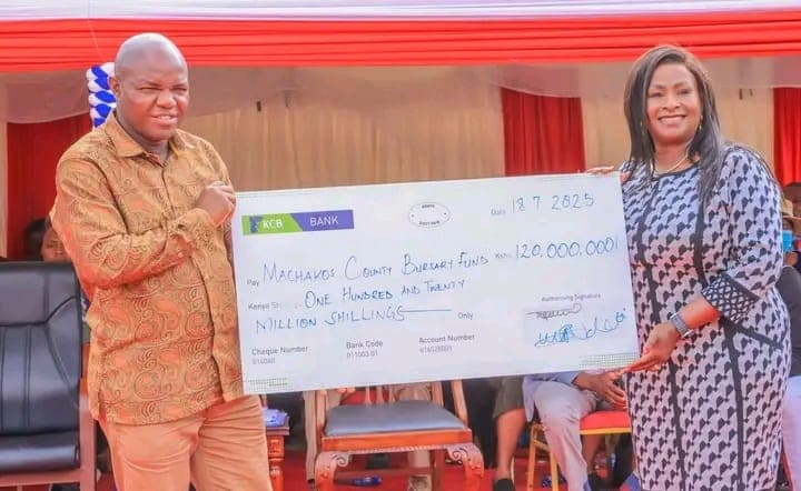 Governor Wavinya Ndeti, Machakos launches KSh120M bursary programme