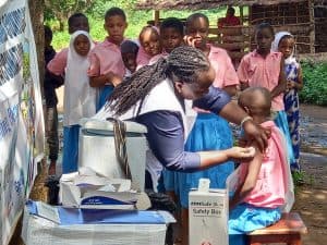 School children targeted as Kwale rolls Typhoid, Rubella Vaccination Campaign image 1