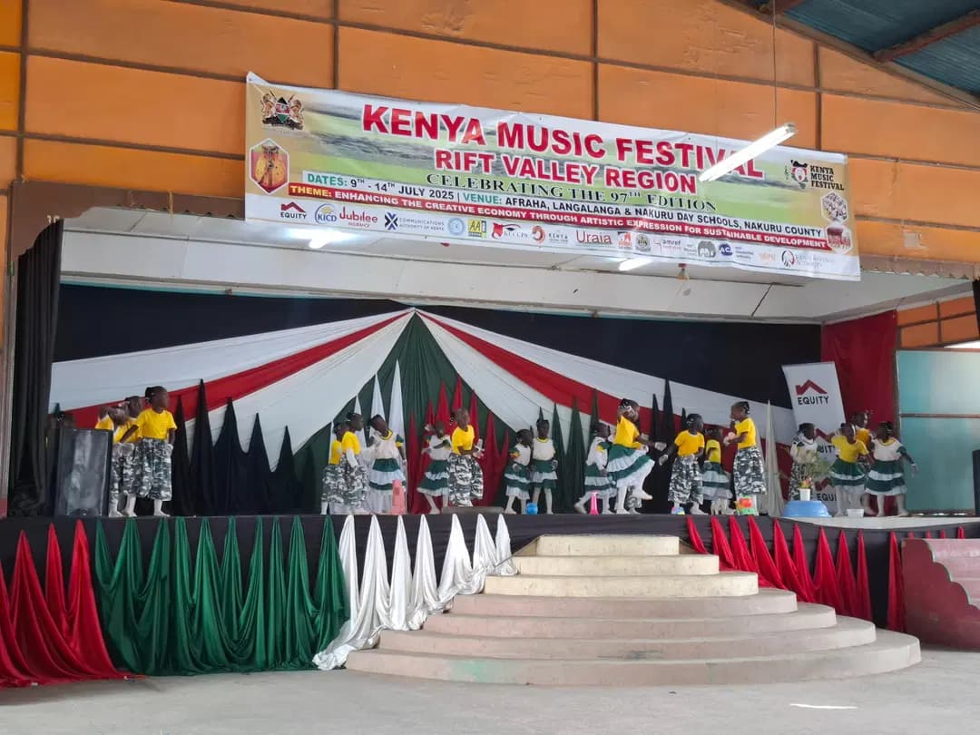 Keringet School for the Deaf heads to nationals after clinching regional music festival champion title