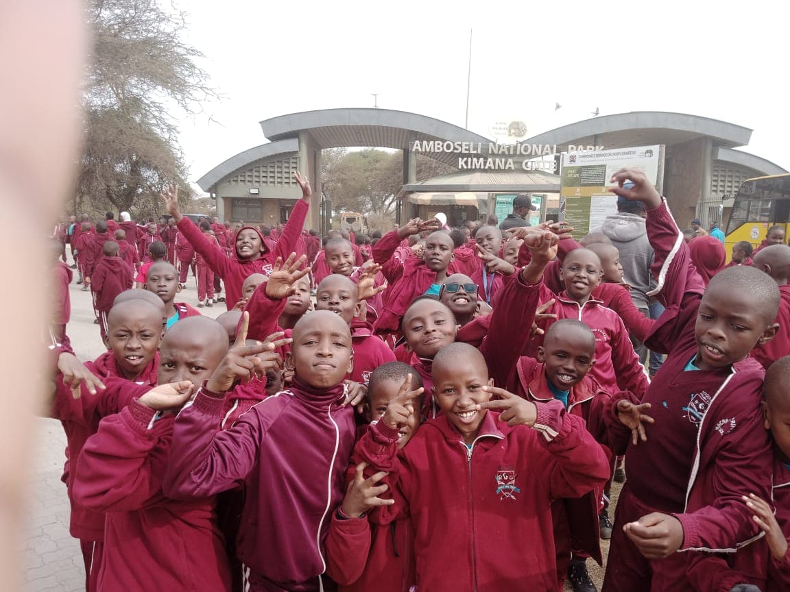 Machakos Primary Pupils embark on educational trip at Amboseli National Park