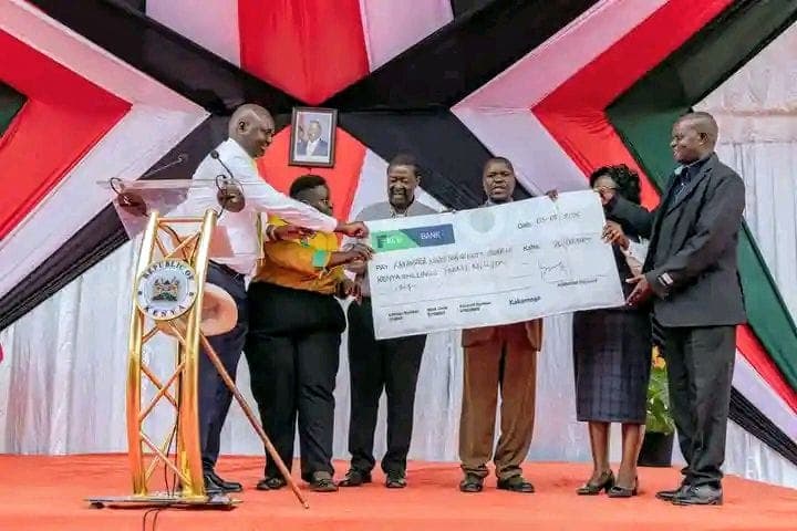 Prime CS assures of education overhaul, delivers Ksh20Million cheque to revamp education in Malava