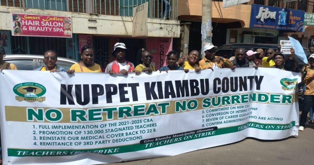 Kiambu KUPPET boss under fire from teachers for linking President Ruto to SWA loan deduction