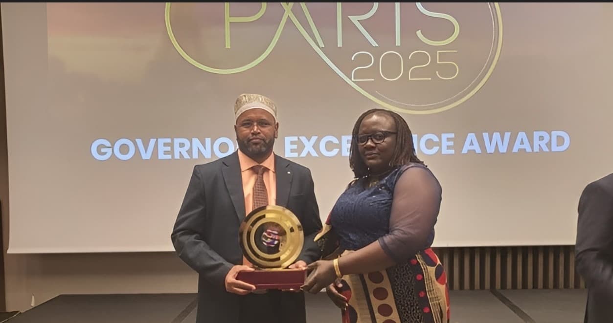 Mandera governor honoured in Paris for expanding education access