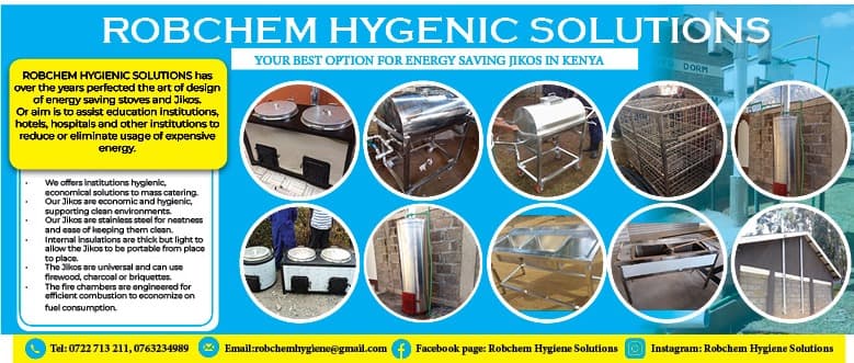 ROBCHEM HYGIENIC SOLUTIONS: The best fuel solutions for Kenyan learning institutions