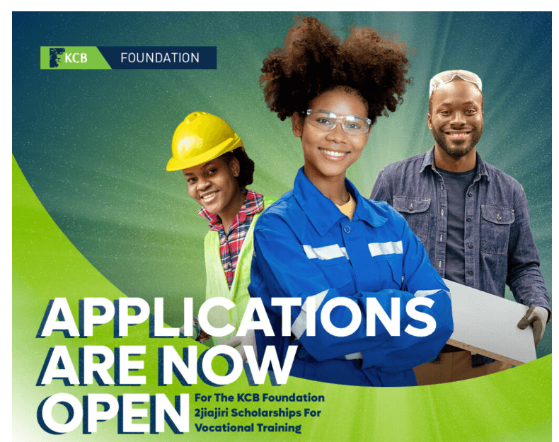 Applications open for KCB Foundation 2Jiajiri August 2025 scholarships