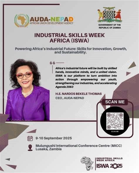 Africa rallies for skills revolution as Zambia hosts inaugural Industrial Skills Week 2025