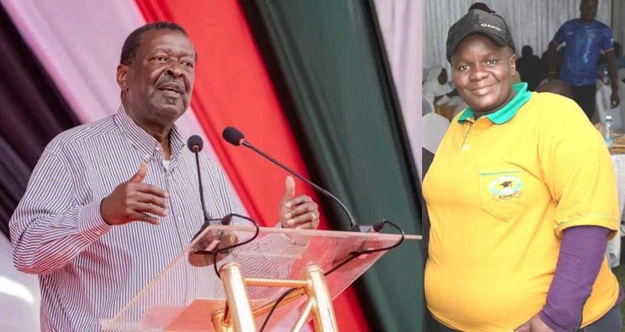 Kakamega KUPPET Woman Rep confronts Prime CS Mudavadi over salary increment, teacher promotions