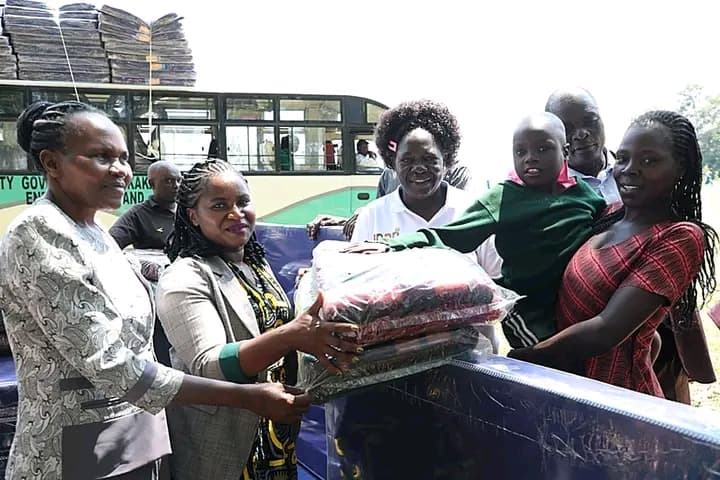 Kakamega learners with disabilities get blankets, mattresses in distribution drive