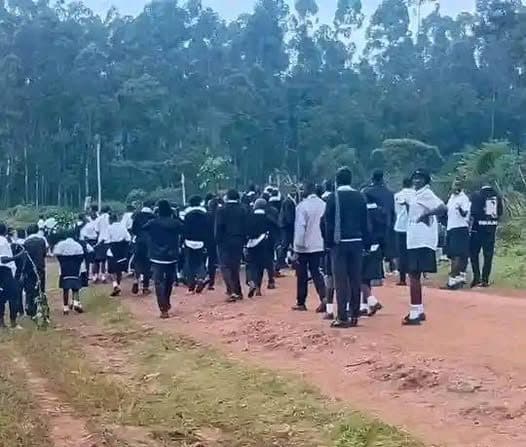 Trans Nzoia’s St. Crowley Lukesi students riot over hunger, demand principal exit