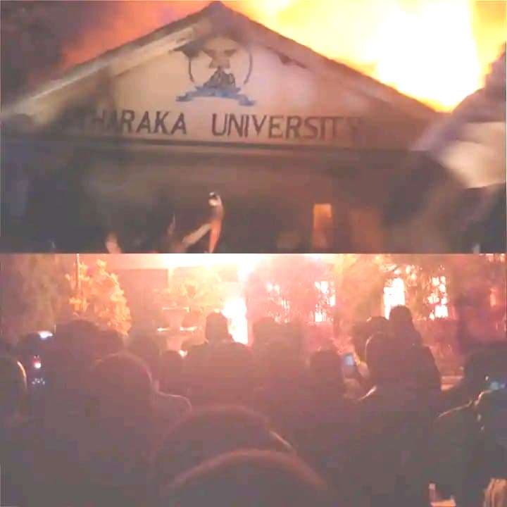 Fire razes Tharaka University’s main administration block