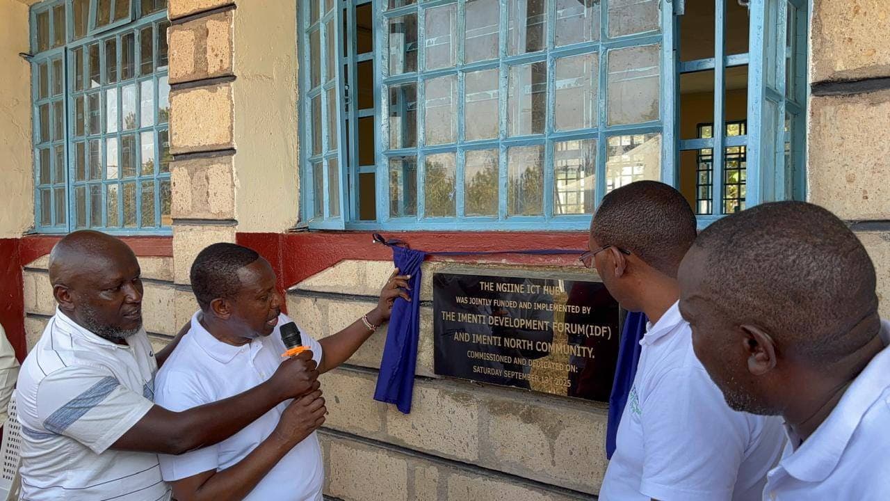 Professionals, Businessmen donate computers in Meru ICT hubs to boost digital literacy