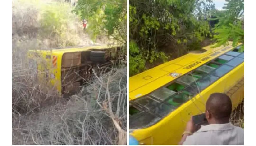 Tragic: School bus full of students, teachers plunges into a river in Machakos