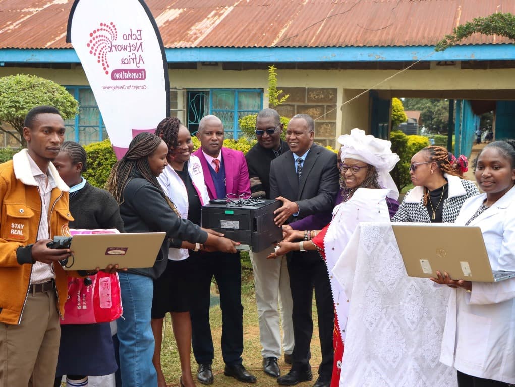 Joy as NGO donates mobile Science Lab, laptops to Gangara Primary in Meru