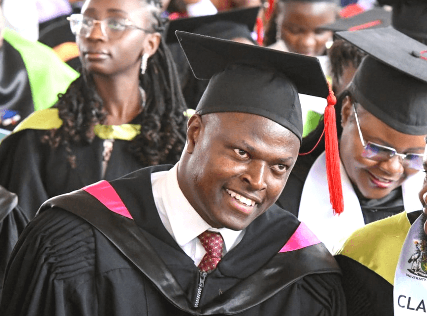 From floor to finals: MP Ndindi Nyoro earns Master’s in Economics
