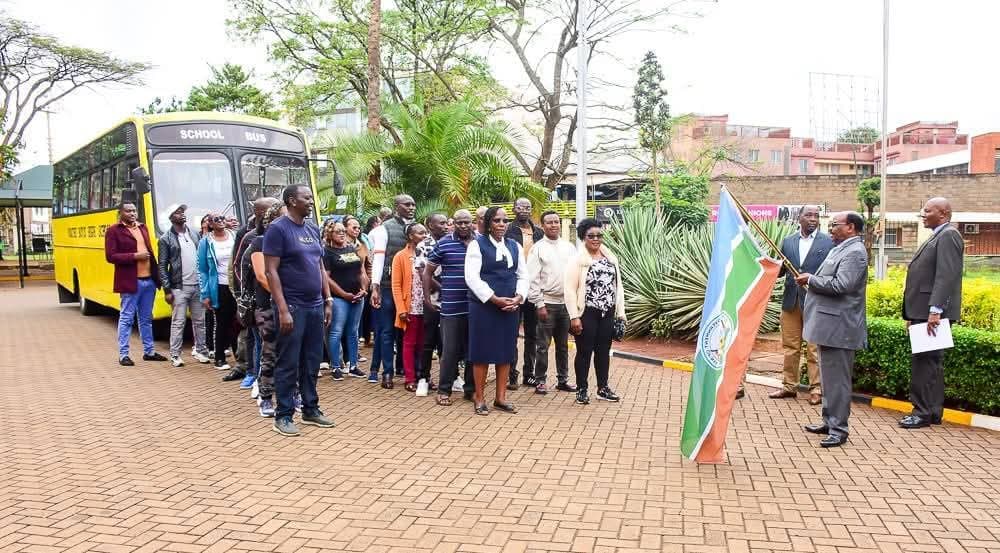 Nyeri Deputy Governor flags off nurses to International Scientific Conference in Kisumu