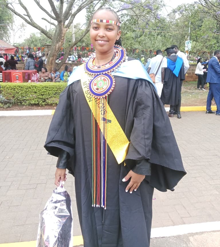 Samburu’s Edna Sekunae aims to rise from diploma dream to degree ambition at CUEA