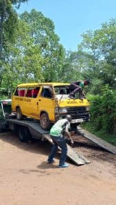 Learners escape death by a whisker in Kapkatet school van accident in Kericho image 1