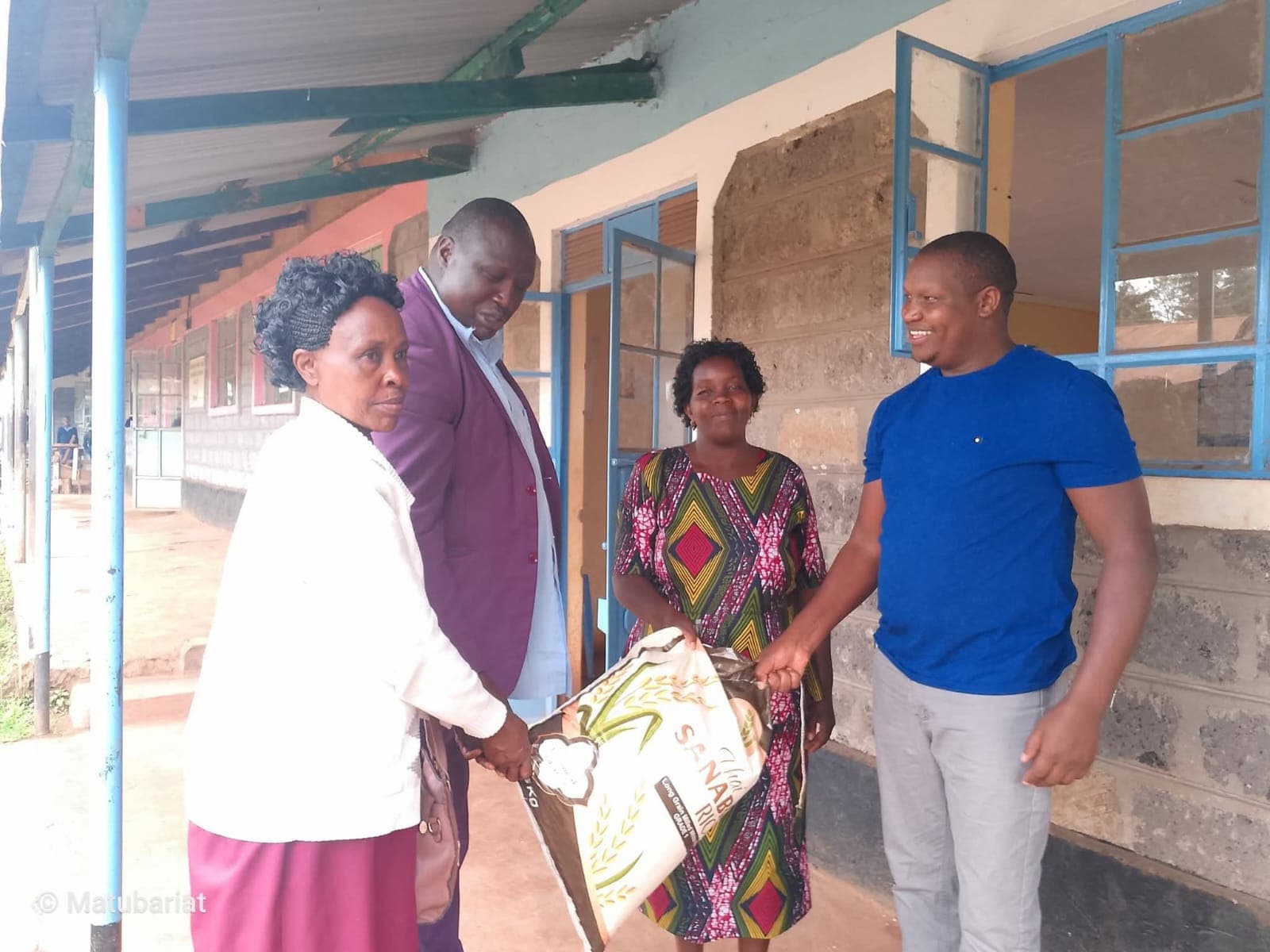 Bomet youth leader donates rice to support exam candidates