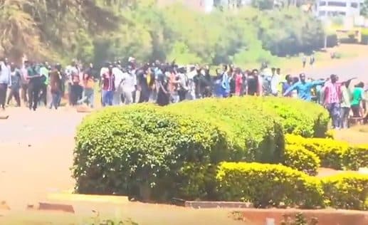 Meru Varsity students demonstrate after colleague allegedly stabbed by landlord