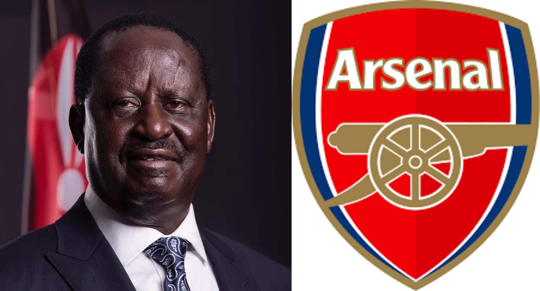 Arsenal Football Club condoles Raila Odinga