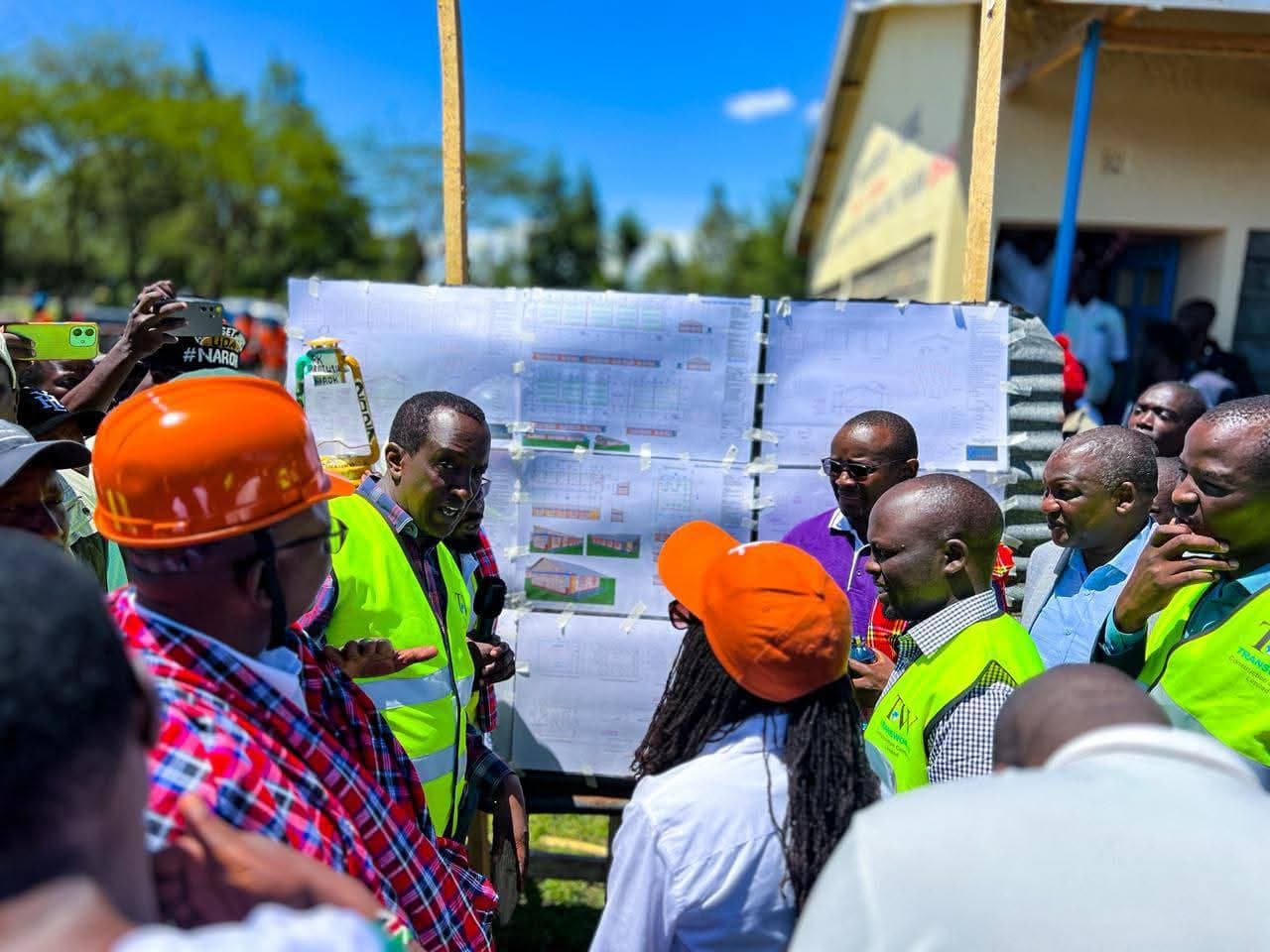 Narok Governor breaks ground for modern school to ease congestion in Emurua Dikirr