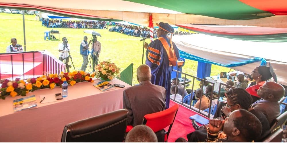 TSC cautions new teachers against gambling and drug abuse at Kibabii graduation