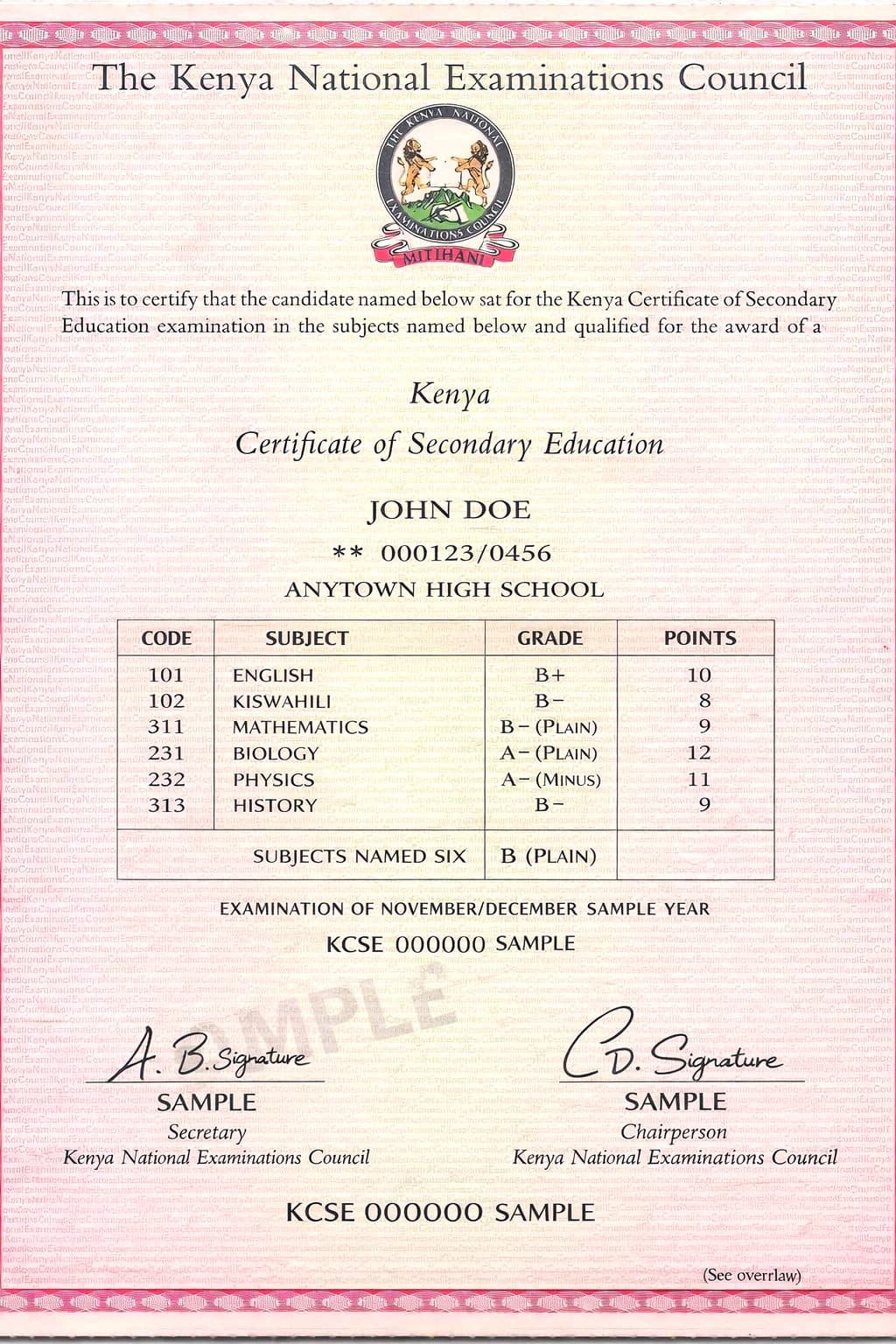 KNEC releases 2024 KCSE certificates, warns schools against withholding them
