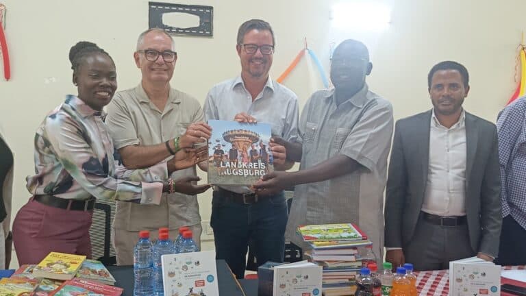 German language corner opened in Kisumu Library under Kisumu–Gersthofen MoU