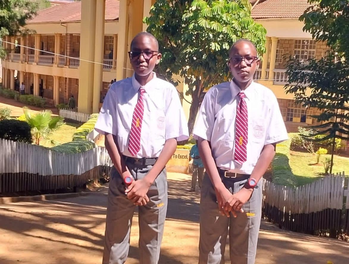 Kabarnet Boys welcomes identical twins in Grade 10 intake