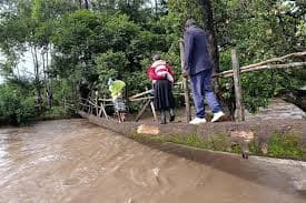 Residents decry poor state of Nyangores bridge, warn learners at risk