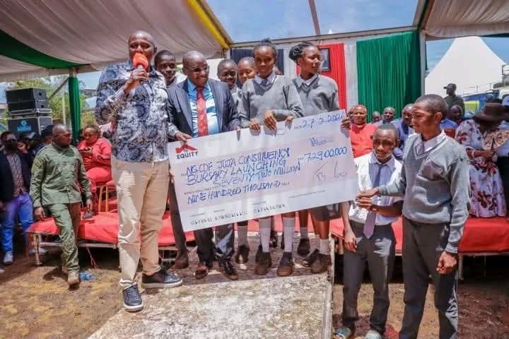Juja MP George Koimburi launches KSh 73 million bursary programme for students