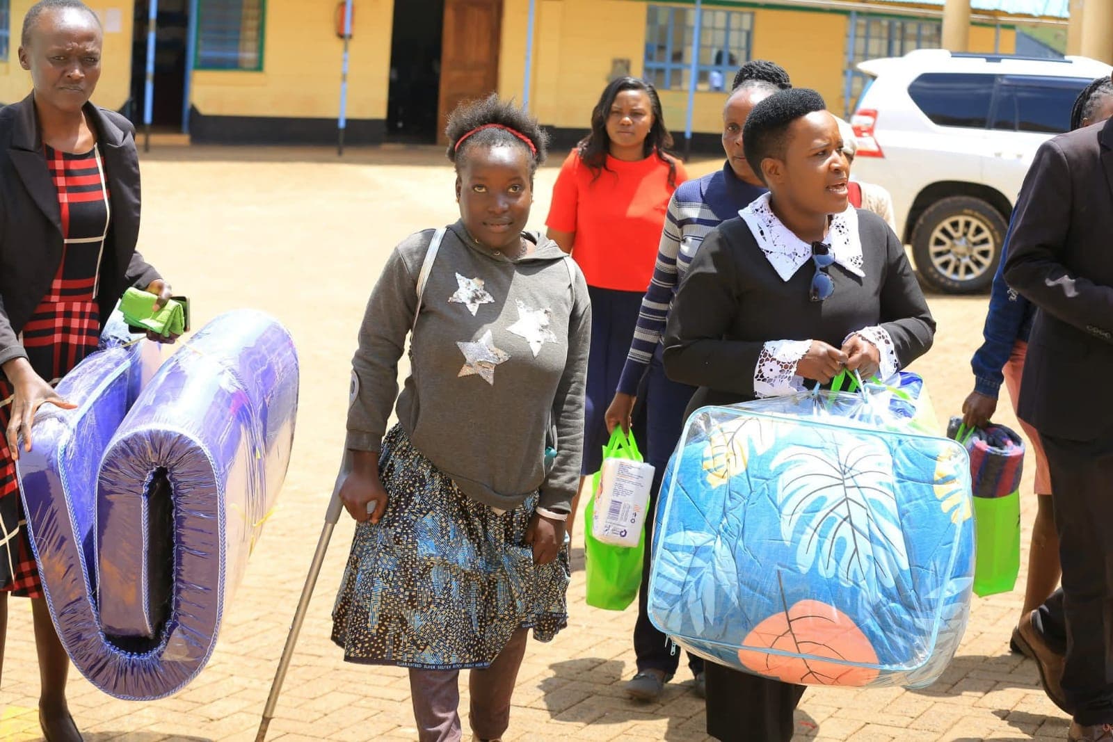 Senator Okenyuri calls for youth support, pays college fees for girl living with disability